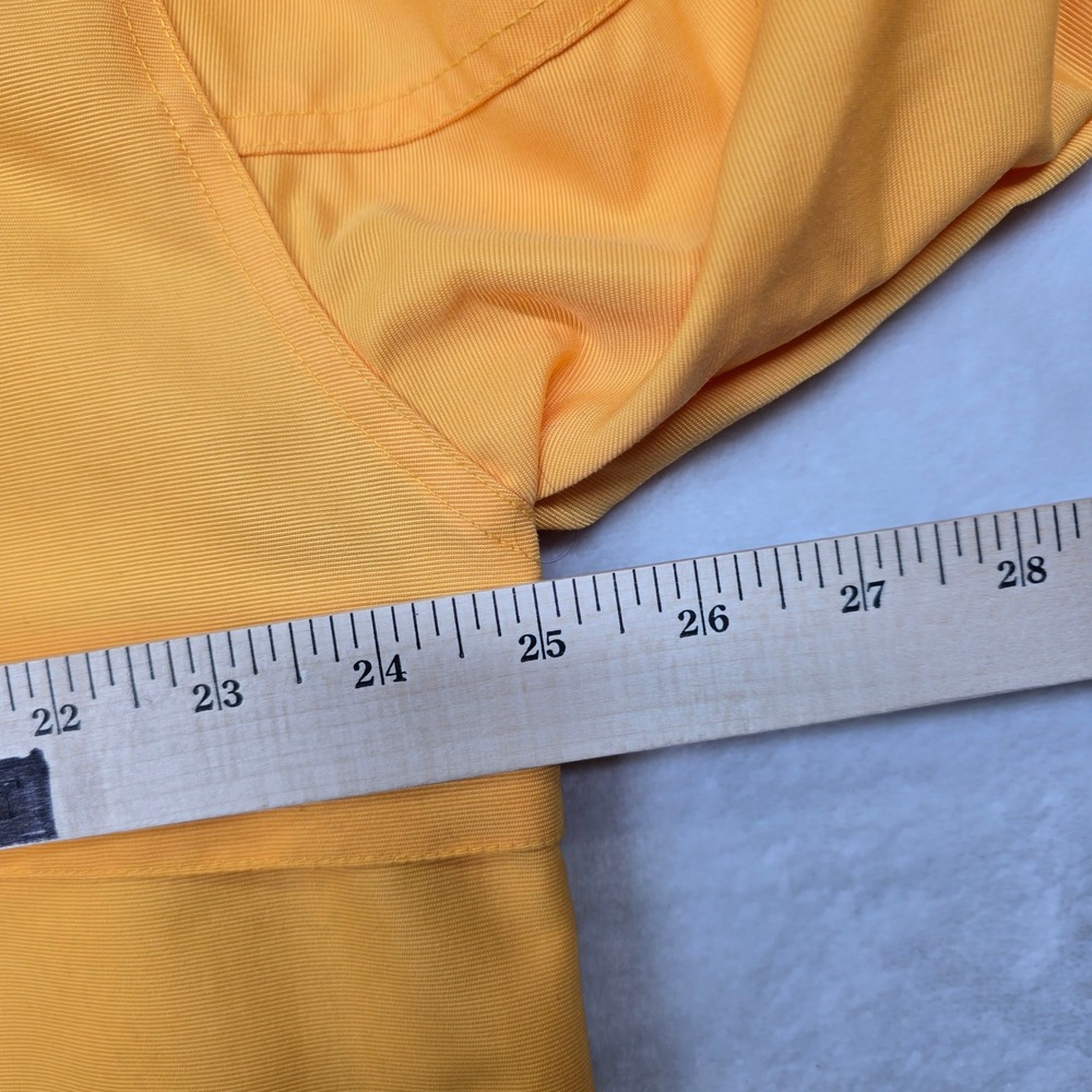 Carhartt Workshield Jacket Mens Medium Yellow Vented J104 Co. Logo Workwear - Picture 11 of 13
